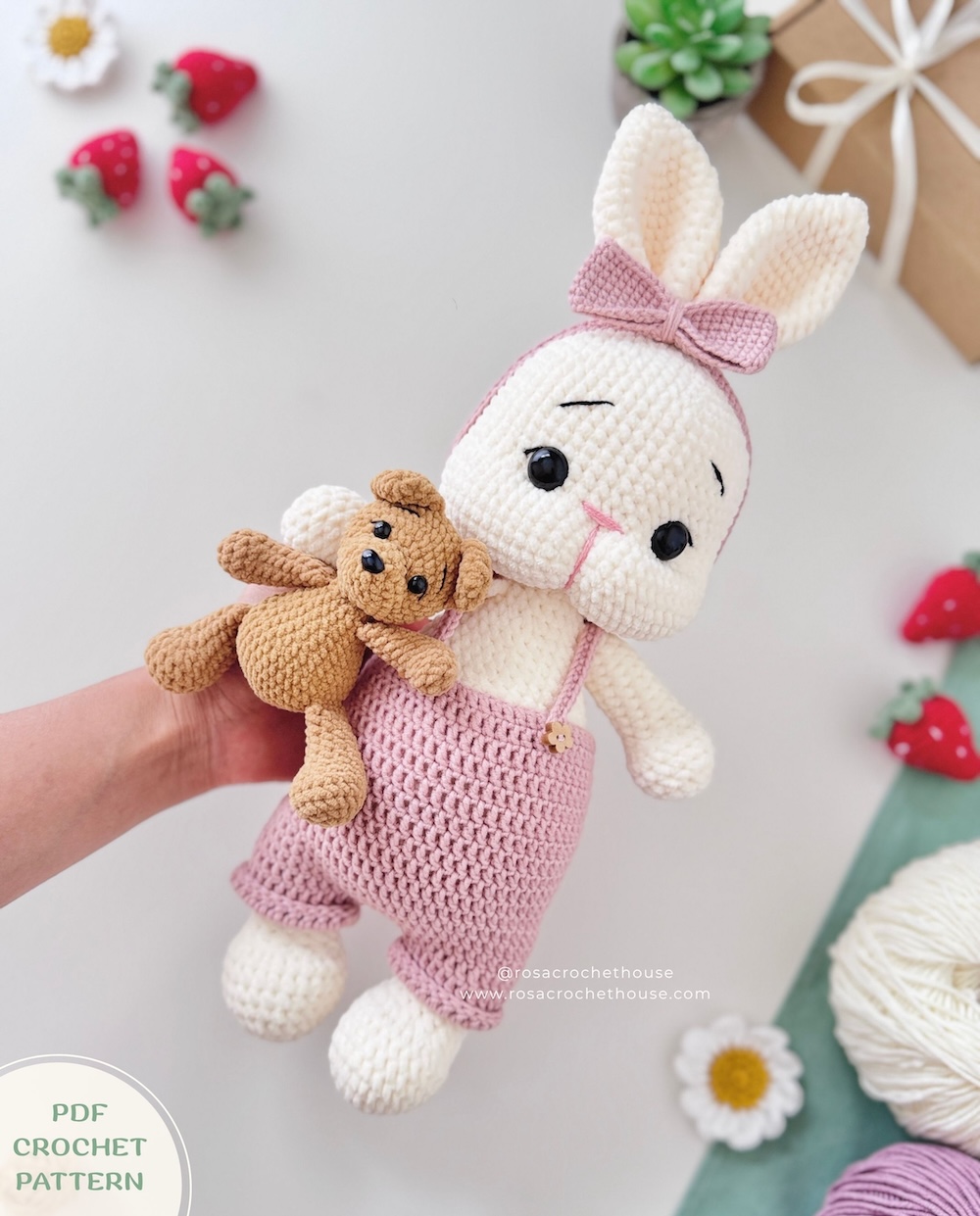 Bunny and Mini Bear Crochet Pattern