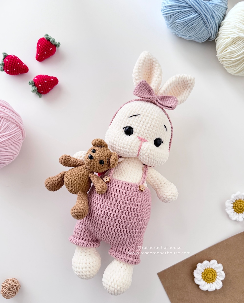 Bunny and Mini Bear Crochet Pattern