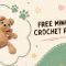 Free mini bear crochet pattern